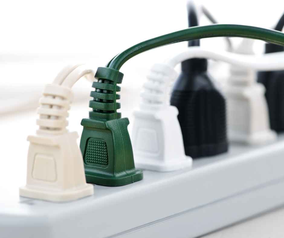 Surge protector for a few electronics