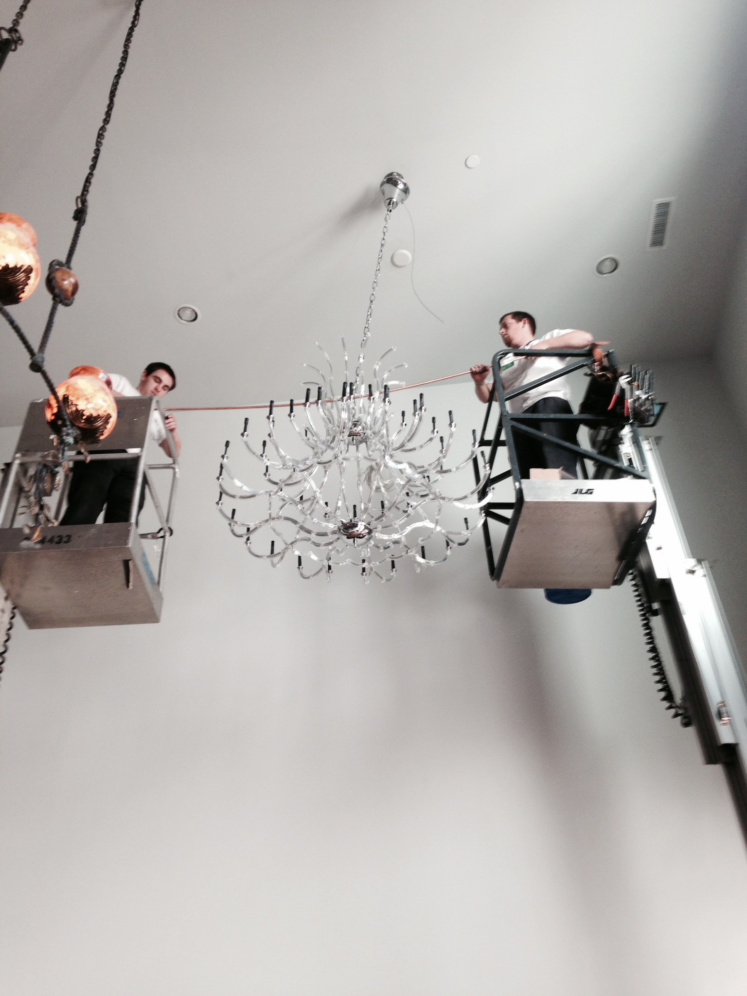 Luxurious Chandelier Installation by TLC Electrical