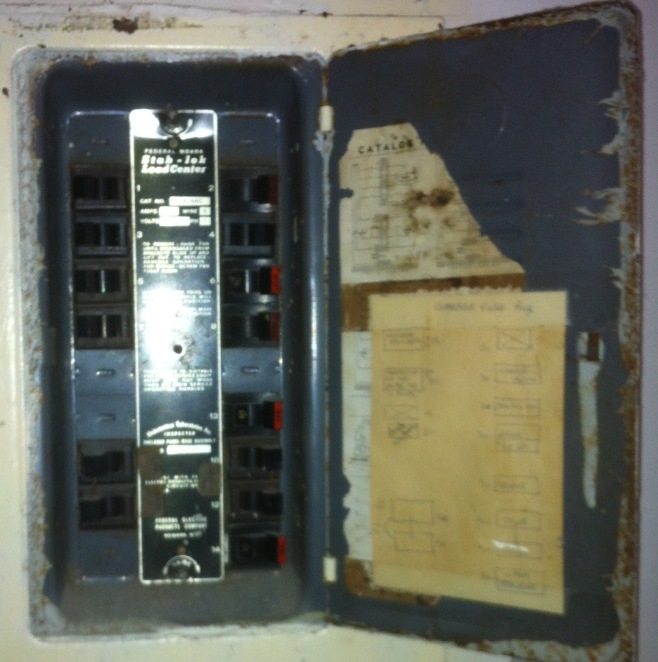 Federal Pacific Electrical Panel - Stab Lok