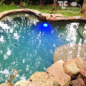 Pool Light Installation 