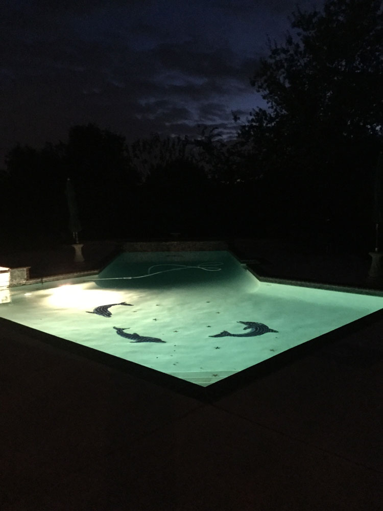 Pool Light Installation